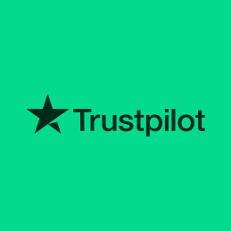 The Trustpilot logo, synonymous with credibility, features a black star beside the word "Trustpilot" on a green background, much like how high Google metrics ensure your brand stands out online with results-driven websites.