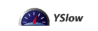 YSlow logo featuring a speedometer graphic with a red needle pointing right, next to the text "YSlow" in gray font—perfect for results-driven websites seeking performance insights.